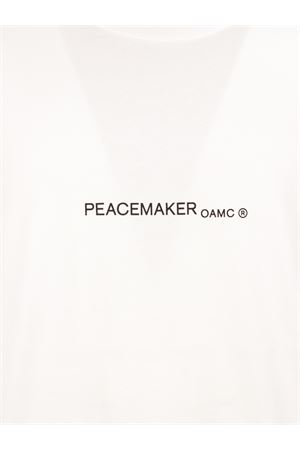 Birds Print Regular Fit T-Shirt White OAMC PEACEMAKER | PCM3OT01BJE001001WHITE